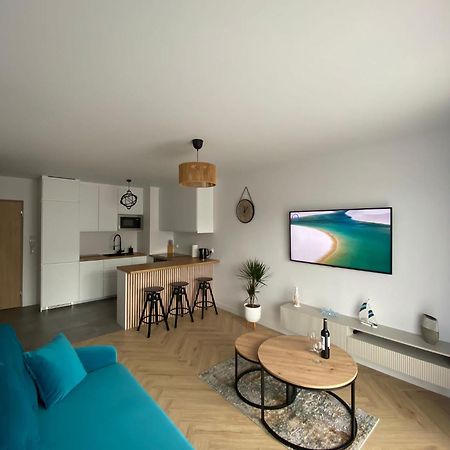 Blisko Morza Apartament Z Ogrodem 格但斯克 外观 照片