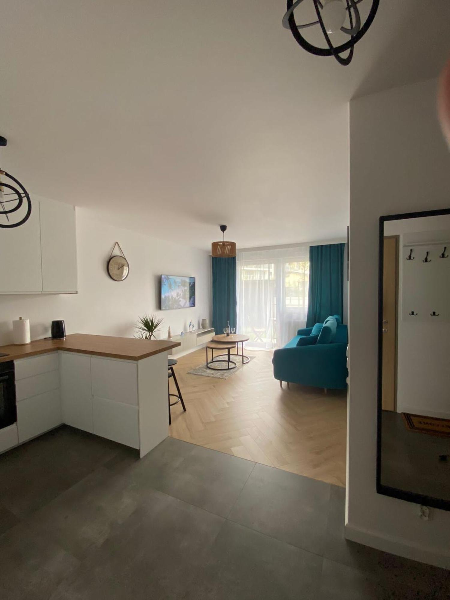Blisko Morza Apartament Z Ogrodem 格但斯克 外观 照片