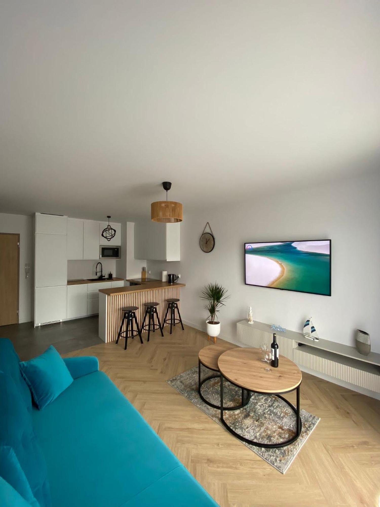 Blisko Morza Apartament Z Ogrodem 格但斯克 外观 照片